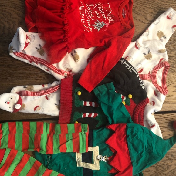 tiny baby christmas clothes